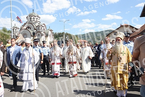 The City of Doboj Celebrates the Baptism - The Transfiguration of the Lord with the Visit of the Serbian Patriarch Porphyry and the Officials of the Republic of Srpska.Grad Doboj obelezio krsnu slavu - Preobrazenje Gospodnje uz posetu patrijarha sr
