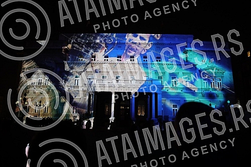 As of today, March 8, Novak Djokovic is officially the best tennis player in the world of all time, and in honor of that, a projection of footage with his best moves in his career so far will be shown on the facade of the Belgrade City Assembly build