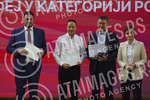 The President of the Government of the Republic of Serbia, Ana Brnabic, attended the awarding of the Wine Trophy of the Open Balkans as part of the First International Wine Fair Wine Vision of the Open Balkans in Hall 1 of the Belgrade Fair.Predsed