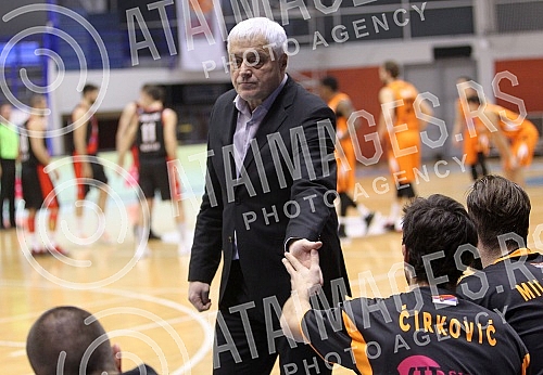 Match of the 10 rounds of the ABA League 2 played in the Ranko Zeravica hall between KK Dynamic and KK Zrinjski (Mostar).Utakmica 10 kola ABA lige 2 odigrana u hali Ranko Zeravica izmedju KK Dynamic i KK Zrinjski (Mostar). 