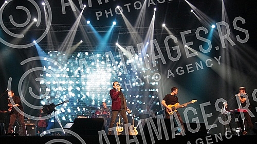 Concert of Zeljko Bebek held in Sava centar.Koncert Zeljka Bebeka u Sava centru.