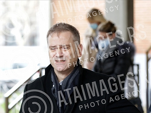 In front of the Third basic prosecutor's office, a press conference was held by the deputy president of the Party of freedom and justice, Borko Stefanovic, on the topic 