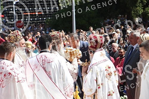 The City of Doboj Celebrates the Baptism - The Transfiguration of the Lord with the Visit of the Serbian Patriarch Porphyry and the Officials of the Republic of Srpska.Grad Doboj obelezio krsnu slavu - Preobrazenje Gospodnje uz posetu patrijarha sr