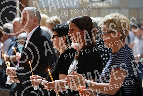A memorial service was held in the Church of St. Mark, organized by the families of the missing and killed A memorial service was held in the Church of St. Mark, organized by the families of the missing and killed