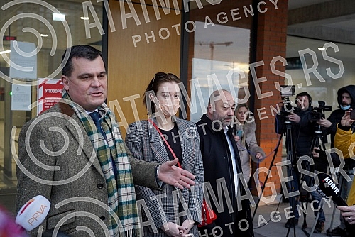 Milena Radulovic gave a statement to the Higher Public Prosecutor's Office regarding the case in which Miroslav Mike Aleksic was accused of sexually harassing and raping his students.Milena Radulovic je u Visem javnom tuzilastvu dala izjavu povodom