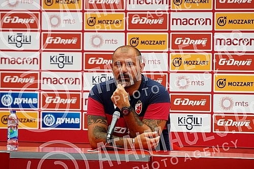 A press conference on the occasion of the match of the 1st round of the Serbian Super League, between Red Star and Vojvodina, was held in the Media Center of the 