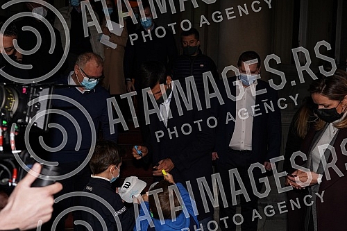 As of today, March 8, Novak Djokovic is officially the best tennis player in the world of all time, and in honor of that, a projection of footage with his best moves in his career so far will be shown on the facade of the Belgrade City Assembly build