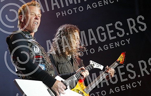 Concert of American heavy metal band - Metallica held in Usce.Koncert americkog hevi metal benda - Metalika (Metallica) odrzan na Uscu.