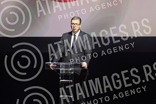 The ceremonial academy in Belgrade's Kombank hall marked the Day of Remembrance for the victims of the 1999 NATO aggression.
Svecanom akademijom u beogradskoj Kombank dvorani, obelezen je Dan secanja na stradale u NATO agresiji 1999. godine. The ceremonial academy in Belgrade's Kombank hall marked the Day of Remembrance for the victims of the 1999 NATO aggression.
Svecanom akademijom u beogradskoj Kombank dvorani, obelezen je Dan secanja na stradale u NATO agresiji 1999. godine.