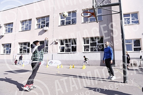 In Dragojlo Dudic Elementary School, the beginning of the new campaign cycle of the Association for School Sports 