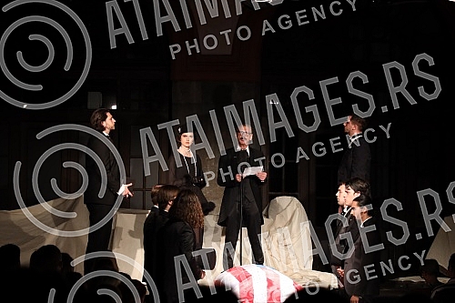 The premiere of the play 