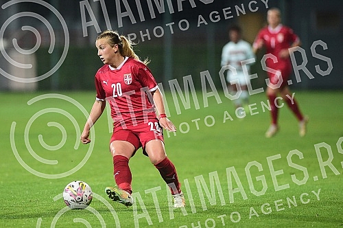 The women's A national team is playing a qualifying match for the 2023 World Cup against Portugal on field number 1 of the FSS Sports Center in Stara Pazova.Zenska A reprezentacije igra mec kvalifikacija za Svetsko prvenstvo 2023 protiv Portugalije