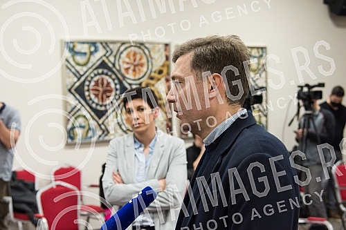 A panel discussion on the topic of social protection and social justice of the representatives Together for Serbia, Let's not drown Belgrade and the European Green Party and the Environmental Uprising was held at the Tami Residence Hotel in Nis.Pan