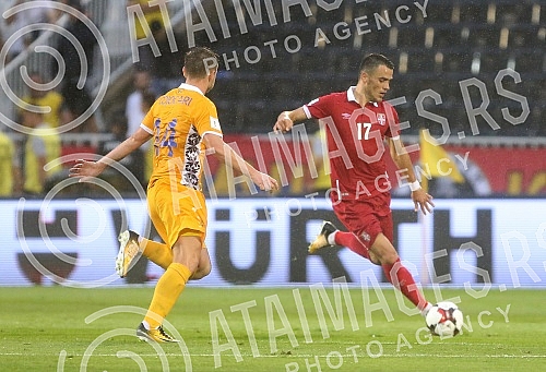 The match between the national teams of Serbia and Moldova within the qualifications for the World Cup in Russia 2018.Utakmica izmedju reprezentacija Srbije i Moldavije u okviru kvalifikacija za Svetsko prvenstvo u Rusiji 2018.
