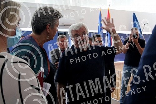 Visit of Ylva Johansson, European Commissioner for Internal Affairs and Migration, to the reception center in Obrenovac and a tour of the reconstructed facilities within the complex.Poseta Ilve Johanson, evropske komesarke za unutrasnje poslove i m