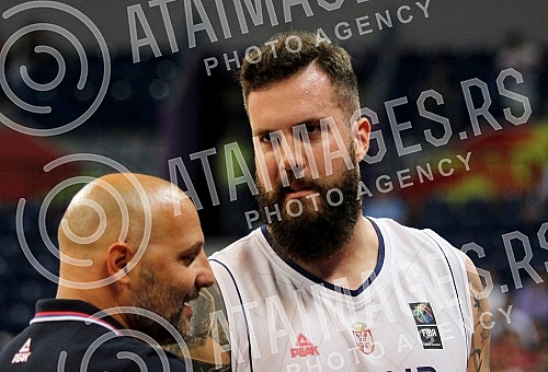 First day of FIBA Olympic Qualifying Tournament 2016 held in Kombank arena - Group A - Serbia vs Puerto Rico.Prvi dan Olimpijskog kvalifikacionog turnira za Olimpijske igre u Riu 2016 odrzan u Kombank areni - Group A - Srbija vs Puerto Rico.