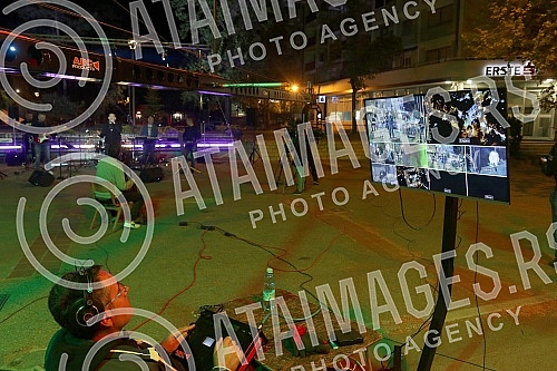 Singer Pedja Medenica held a Singer Pedja Medenica held a