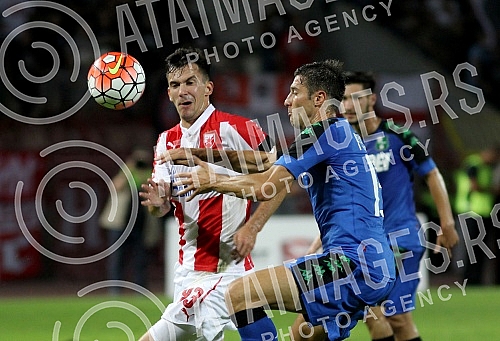 Play - offs, second leg, for UEFA Europa League between FK Crvena zvezda (Serbia) and US Sassuolo (Italia) held on stadium 