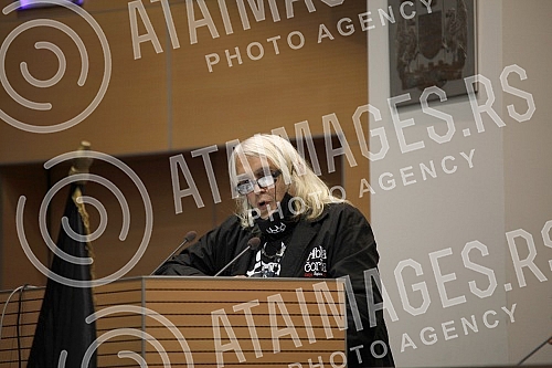 The election assembly of the Belgrade City Board of True Serbia and the Leviathan National Defense was held in the Stari Grad municipality building.U zgradi opstine Stari grad odrzana je izborna skupstina gradskog odbora Beograda Prave Srbije i Nac