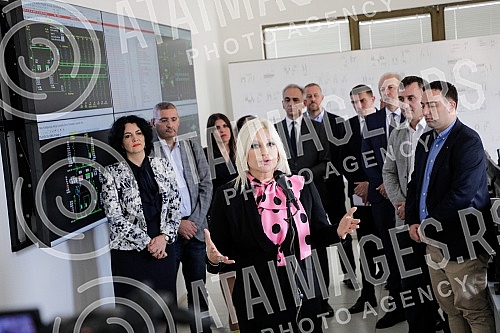 The Vice-President of the Government of Serbia and the Minister of Mining and Energy, Zorana Mihajlovic, visited the distribution dispatch center of Elektrodistribucija Srbije in Niš, where, in accordance with the recommendations of the Ministry of The Vice-President of the Government of Serbia and the Minister of Mining and Energy, Zorana Mihajlovic, visited the distribution dispatch center of Elektrodistribucija Srbije in Niš, where, in accordance with the recommendations of the Ministry of