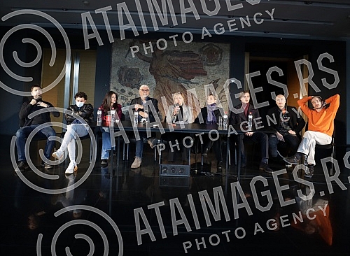 A press conference on the occasion of the premiere of the play Zagreb - Belgrade via Sarajevo by Jelica Zupanc, directed by Gorcin Stojanovic, was held at the Yugoslav Drama Theater.Konferencija za medije povodom premijere predstave Zagreb  Beogra
