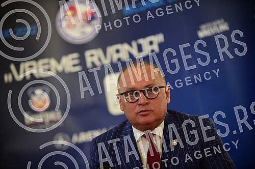 On the occasion of organizing the World Wrestling Championship, a press conference was held in the Old Palace.Povodom organizovanja Svetskog prvenstva u rvanju, u Starom dvoru odrzana je konferencija za medije. 