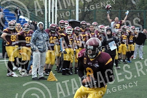 IFAF Liga sampiona americkog fudbala odigrana na Adi ciganliji izmedju SBB Vukova i Silverhawks iz Slovenije (Ljubljana/Slovenia).