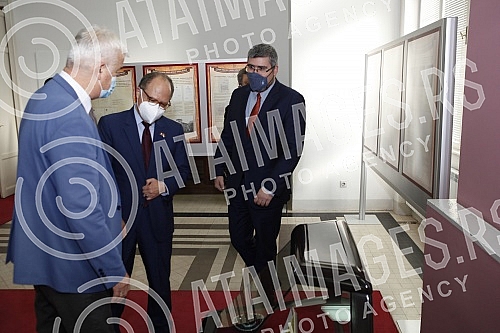 At the Archives of Yugoslavia, Nemanja Starovic and Mexican Ambassador Carlos Felix Corona opened th At the Archives of Yugoslavia, Nemanja Starovic and Mexican Ambassador Carlos Felix Corona opened th