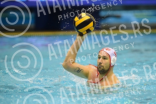 The match of the second round of the Premier Regional Water Polo League between VK Crvena Zvezda and VK Primorac.Utakmica drugog kola Premijer regionalne vaterpolo lige izmedju VK Crvena zvezda i VK Primorac.