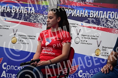 On the occasion of the historic success of our national team this year and the winning of 16 medals at international competitions, the Serbian Athletics Federation held a press conference in the Athletic Hall in Banjica.
Povodom istorijskog uspeha n On the occasion of the historic success of our national team this year and the winning of 16 medals at international competitions, the Serbian Athletics Federation held a press conference in the Athletic Hall in Banjica.
Povodom istorijskog uspeha n
