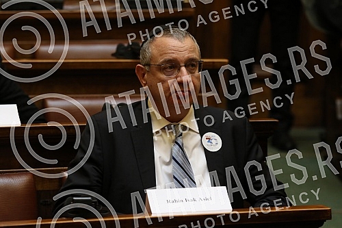 The President of the National Assembly, Ivica Dacic, addressed the celebration of the Jewish holiday of Hanukkah, organized by the Parliamentary Group of Friendship with Israel, whose president is Vladimir Marinkovic, and in cooperation with the Amba The President of the National Assembly, Ivica Dacic, addressed the celebration of the Jewish holiday of Hanukkah, organized by the Parliamentary Group of Friendship with Israel, whose president is Vladimir Marinkovic, and in cooperation with the Amba
