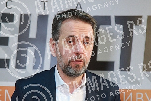 Press conference of the representatives of the Sovereignists bloc, where the President of the DJB Sovereignists Sasa Radulovic, the President of Healthy Serbia Milan Stamatovic, the President of the Living for Serbia Movement Jovana Stojkovic spoke a