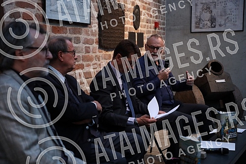 On the long day of the Danube Fest art festival, held at the Nebojsa Tower in the Lower Town of Kalemegdan, a promotion of the book On the long day of the Danube Fest art festival, held at the Nebojsa Tower in the Lower Town of Kalemegdan, a promotion of the book