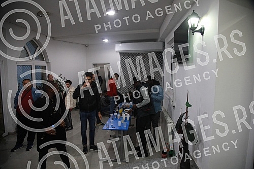 Mufti of Belgrade and military Mustafa Jusufspahich organized an iftar - an evening meal during the month of Ramadan, which ends the daily fast, for football players of the Islamic faith who play in the Serbian Super League.Muftija beogradski i voj