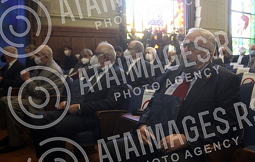 Ceremony on the occasion of marking the Day of the Serbian Academy of Sciences and Arts, ie 180 years of SANU.Svecanost povodom obelezavanja Dana Srpske akademije nauka i umetnosti, odnosno 180 godina SANU 