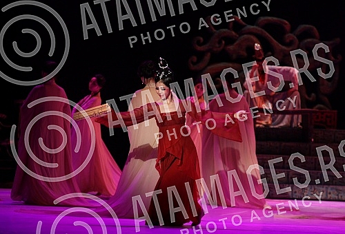 Kineska nacionalna opera i plesni dramski teatar Peking: Konfucije odrzan u Sava centru.