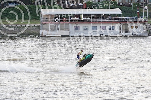Sunny day and enjoying the Sava River.Suncan dan i uzivanje na reci Savi.