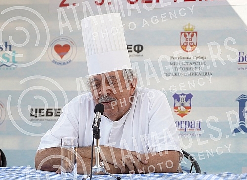 A press conference was held at Kalemegdan, near the Nebojsa Tower, at which the 