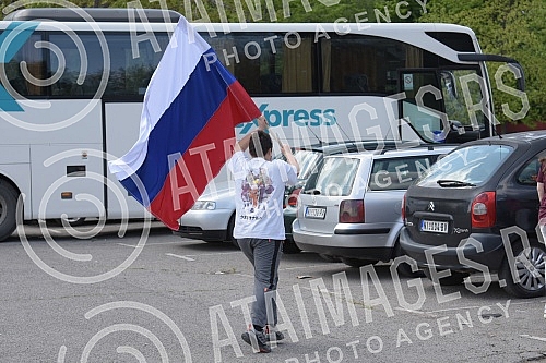 A rally in support of Russia was organized in Nis under the name A rally in support of Russia was organized in Nis under the name