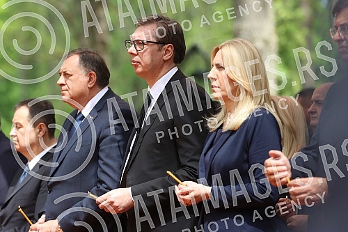 The Donja Gradina Memorial Area is marking the Day of Remembrance for the victims of the Ustasha crime - genocide in the Jasenovac concentration camp and its biggest start-up Donja Gradina, and the 77th anniversary of the breakthrough of the last Jas The Donja Gradina Memorial Area is marking the Day of Remembrance for the victims of the Ustasha crime - genocide in the Jasenovac concentration camp and its biggest start-up Donja Gradina, and the 77th anniversary of the breakthrough of the last Jas