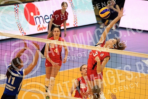 Druga polufinalna utakmica finalnog turnira Kupa Srbije izmedju OK Jedinstvo (Strara Pazova) i OK Crvena Zvezda (Beograd).