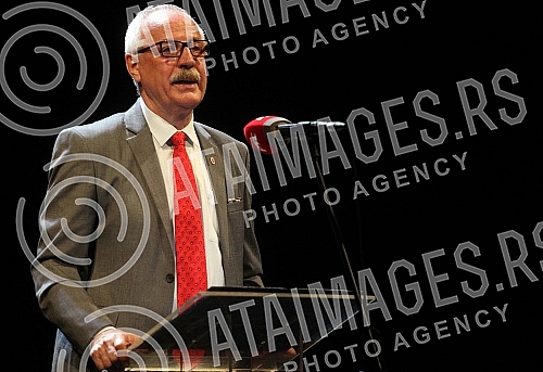 On the occasion of marking the Day of the Fighter, a solemn academy was held at the National Theater.Povodom obelezavanja Dana borca, u Narodnom pozoristu u odrzana je svecana akademija.
