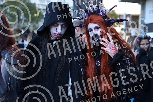 8. Belgrade Zombie Walk is an event organized as part of the 15th Festival of Serbian Fiction Film (October 29 - October 31, 2021), which takes place in the Hall of the Cultural Center.8. Beogradski zombie walk je manifestacija koja je organizovana
