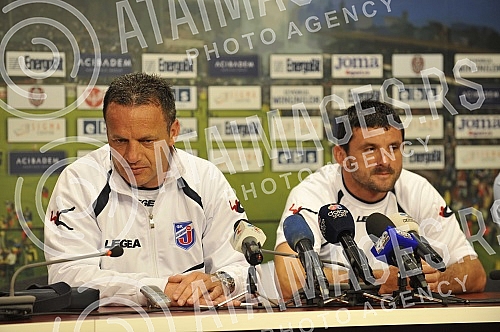 Konferencija za medije pred utakmicu drugog kola kvalifikacija za Ligu Evrope u Kluzu (Cluj - Napoca, Romania) izmedju CFR 1907 CLUJ - FK Jagodina Konferencija za medije pred utakmicu drugog kola kvalifikacija za Ligu Evrope u Kluzu (Cluj - Napoca, Romania) izmedju CFR 1907 CLUJ - FK Jagodina