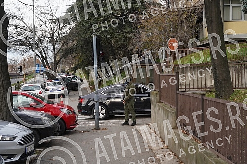 Chief Special State Prosecutor of Montenegro Milivoje Katnic and Special Prosecutor Sasa Cadjnovic arrived accompanied by the Prosecutor's Office for Organized Crime in Belgrade to interrogate Veljko Belivuk and Nebojsa Jankovic in connection with th