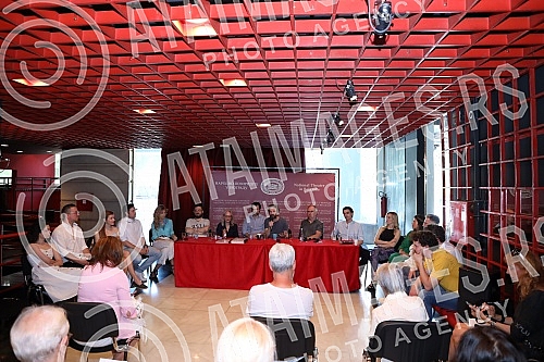 A press conference was held at the National Theater on the occasion of the announcement of the premiere of Leo Tolstoy's play 