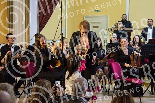 The Nis Symphony Orchestra, conducted by the dean of the Low Faculty of Arts Milena Injac and with the soloist, one of the most important Serbian pianists, Marija Ivanovic, performed  Schubert's  Fantasy in F minor for the first time in the Balkans a