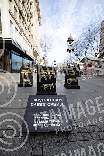 In Knez Mihailova Street, near the Russian Tsar restaurant, a press conference was held by the president of the movement 