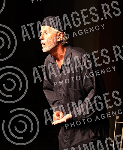 Serbian actor with a career in Hollywood, Zeljko Dimic or Jack Dimich, played his monodrama 