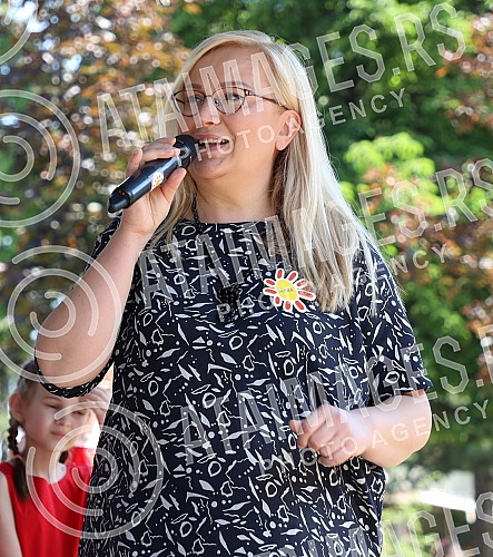 A concert on the occasion of the 70th birthday of the Children's Cultural Center of Belgrade was held in Tasmajdan Park.Koncert povodom 70. rodjendana Decjeg kulturnog centra Beogarda odrzan je u Tasmajdanskom parku.